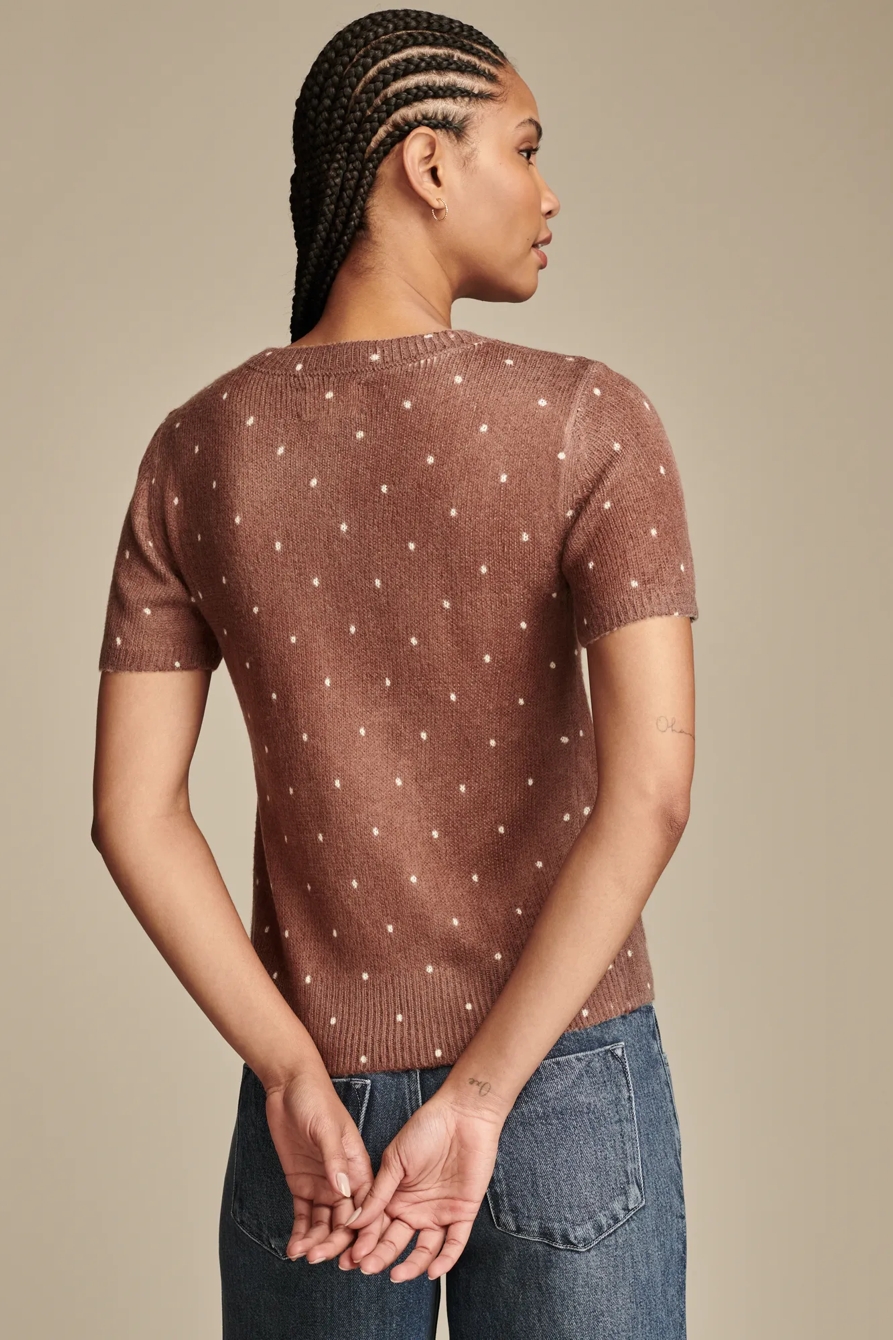 DOT PRINT SWEATER TEE, image 6