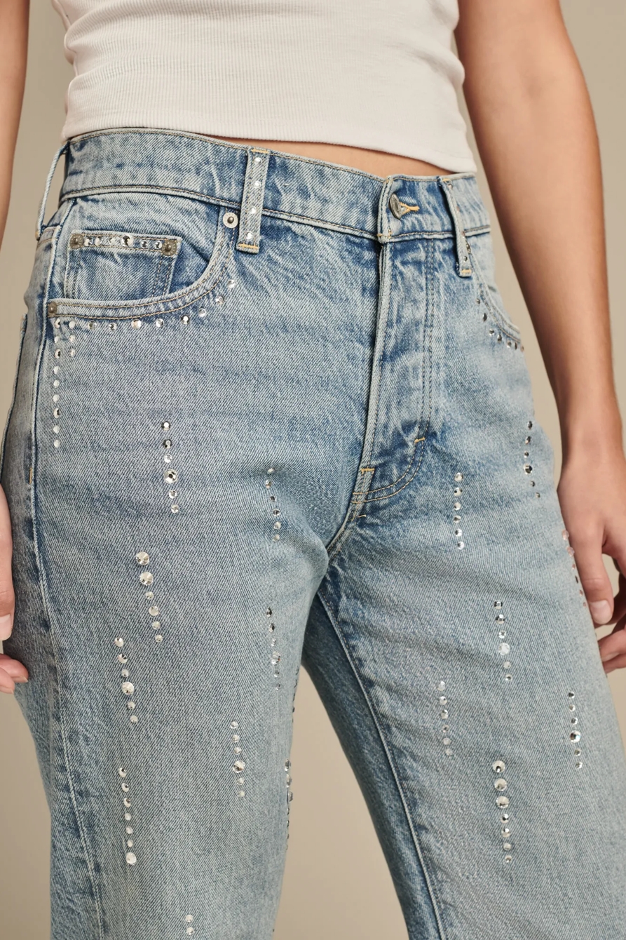 RHINESTONE LUCKY LEGEND 90S LOOSE CROP, image 3