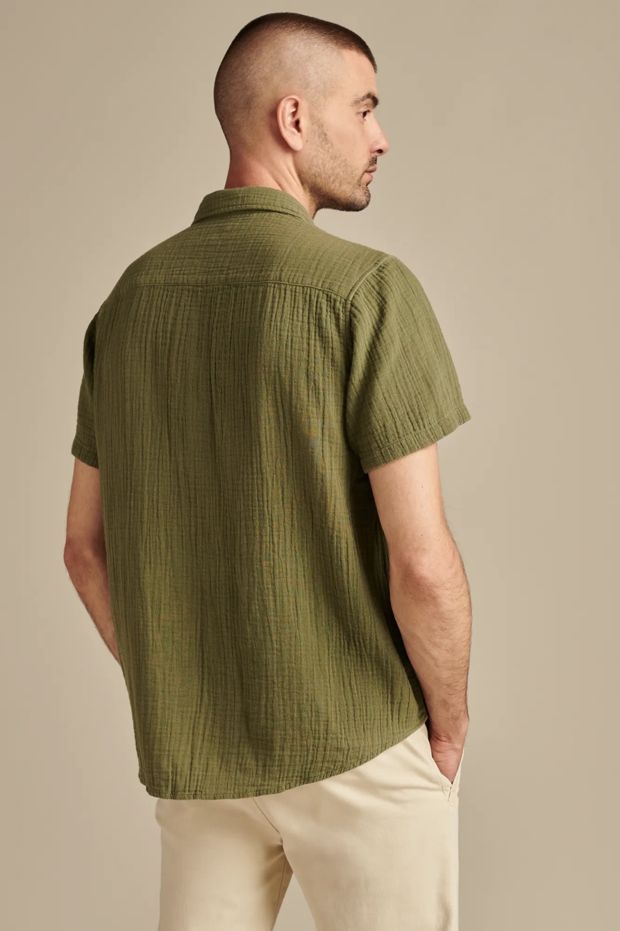 Short Sleeve Double Weave Utility Shirt, image 5