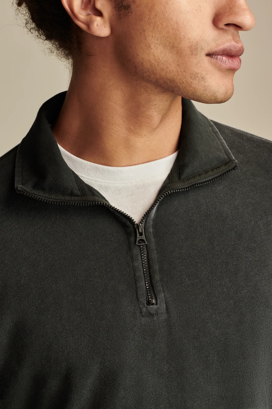 WEEKEND SLUB JERSEY QUARTER ZIP, image 2
