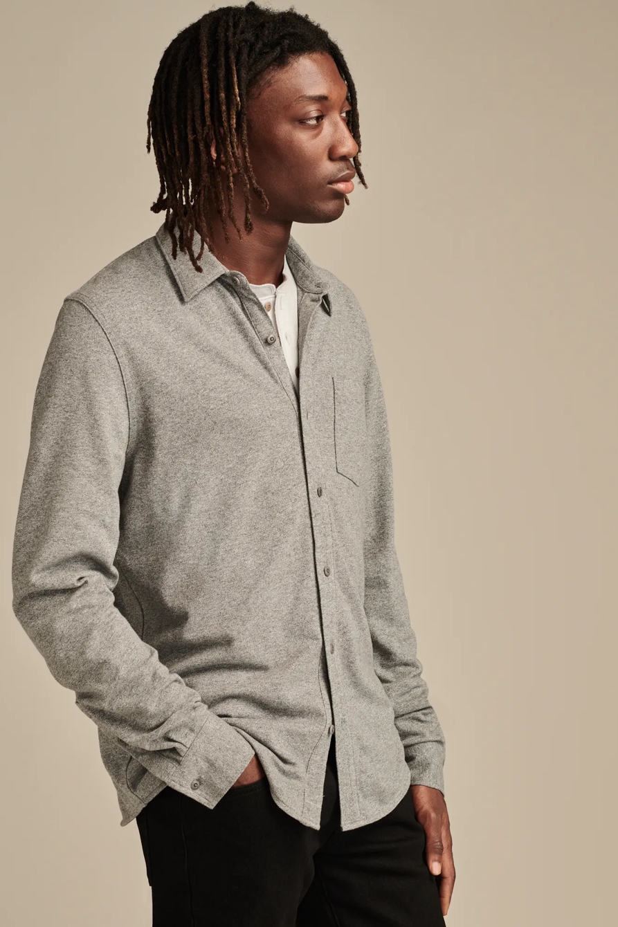 KNIT OXFORD SHIRT, image 3