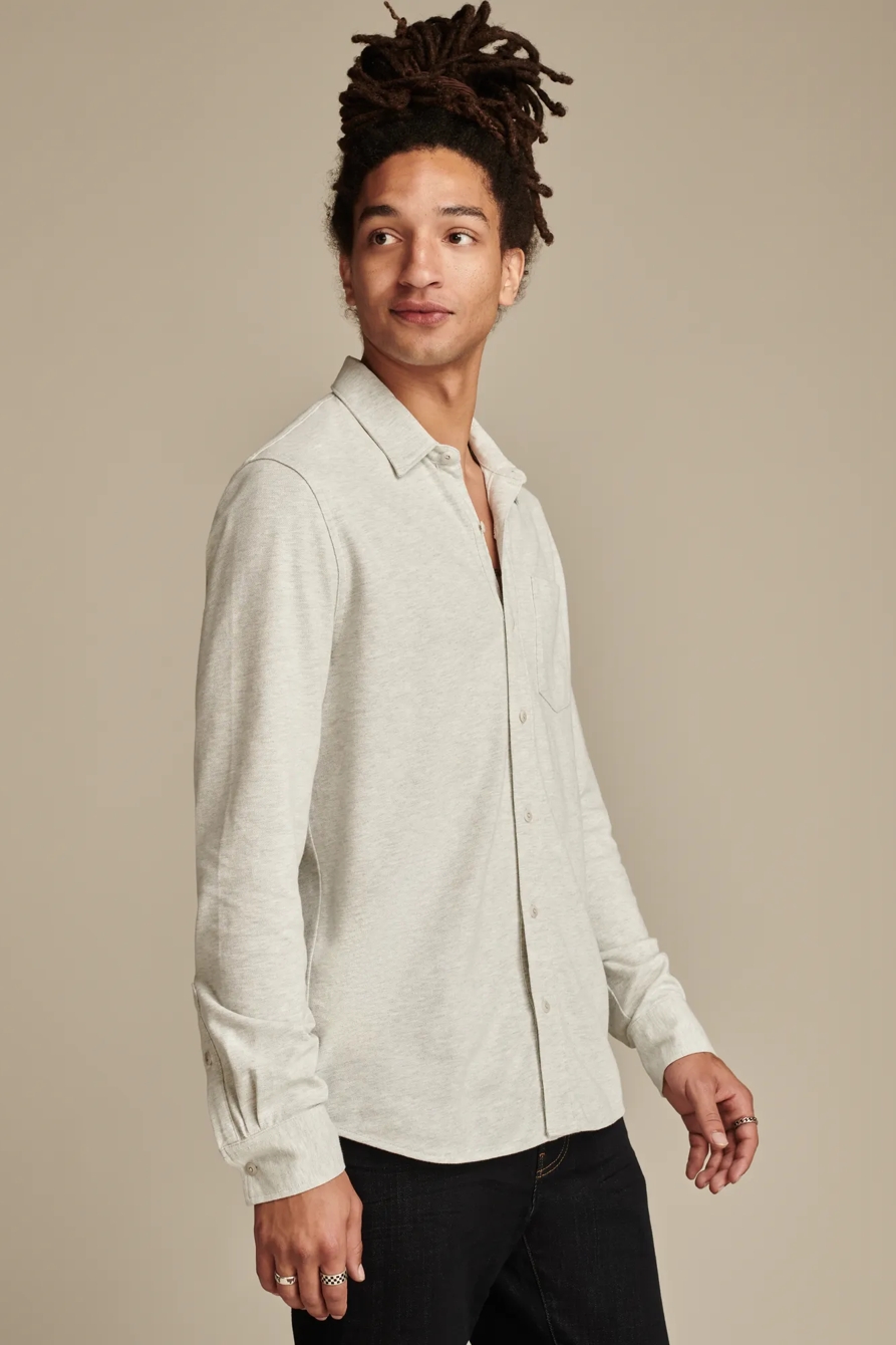 KNIT OXFORD SHIRT, image 3