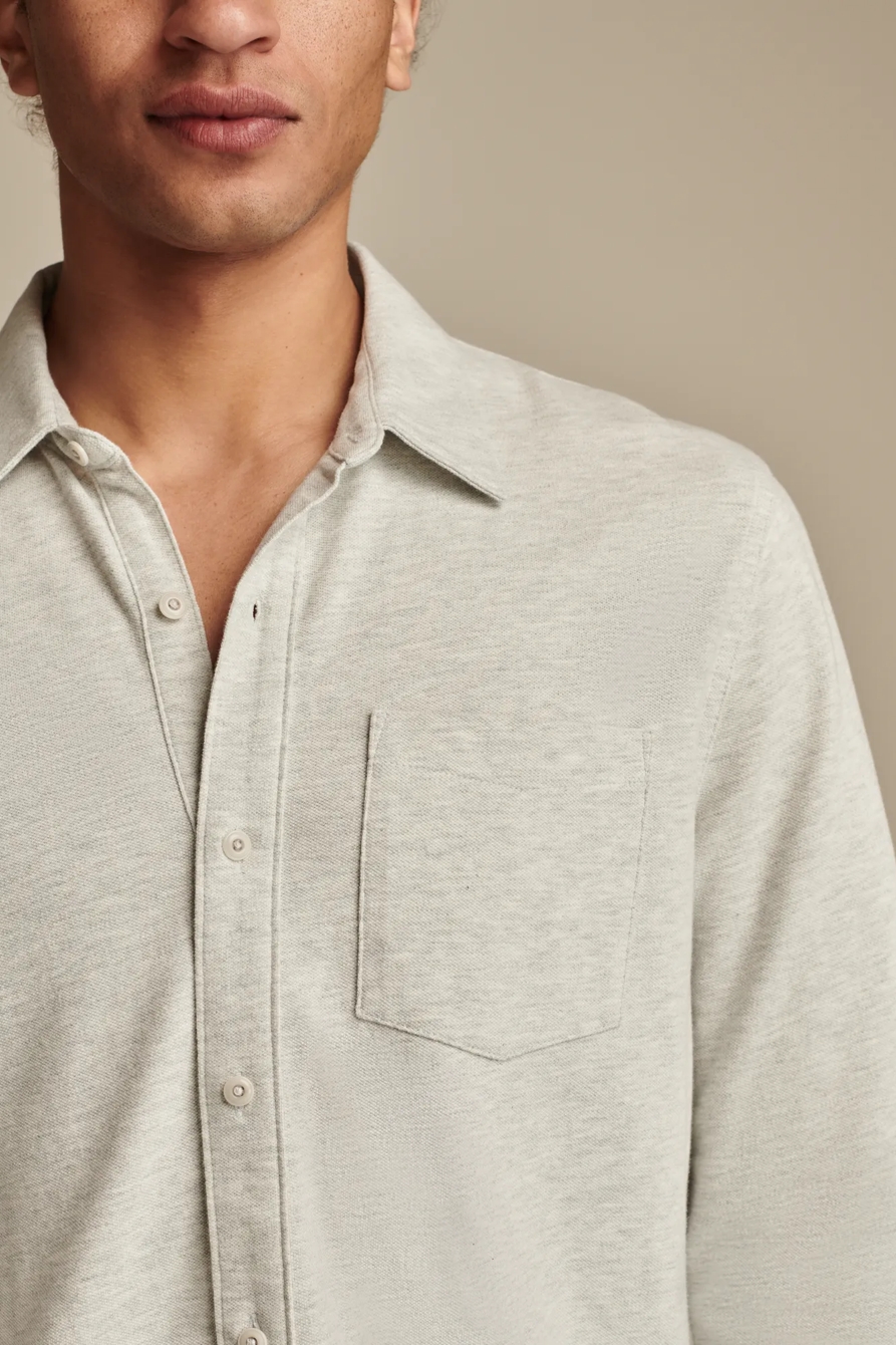 KNIT OXFORD SHIRT, image 4