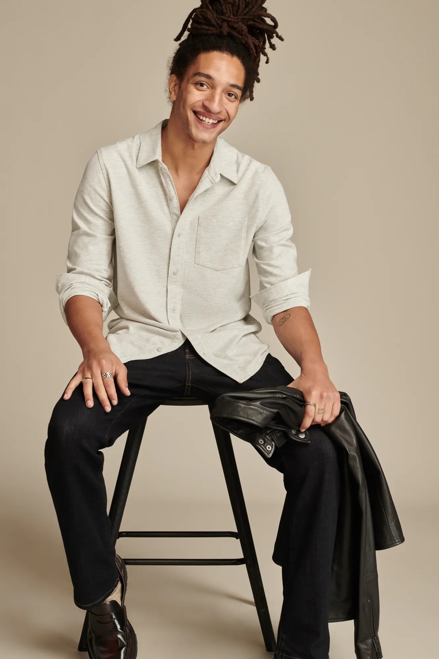 KNIT OXFORD SHIRT, image 6