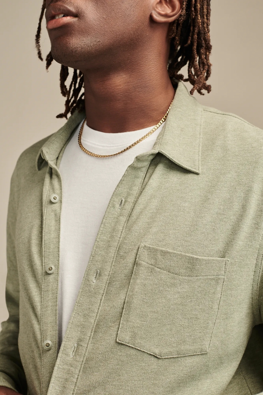KNIT OXFORD SHIRT, image 2