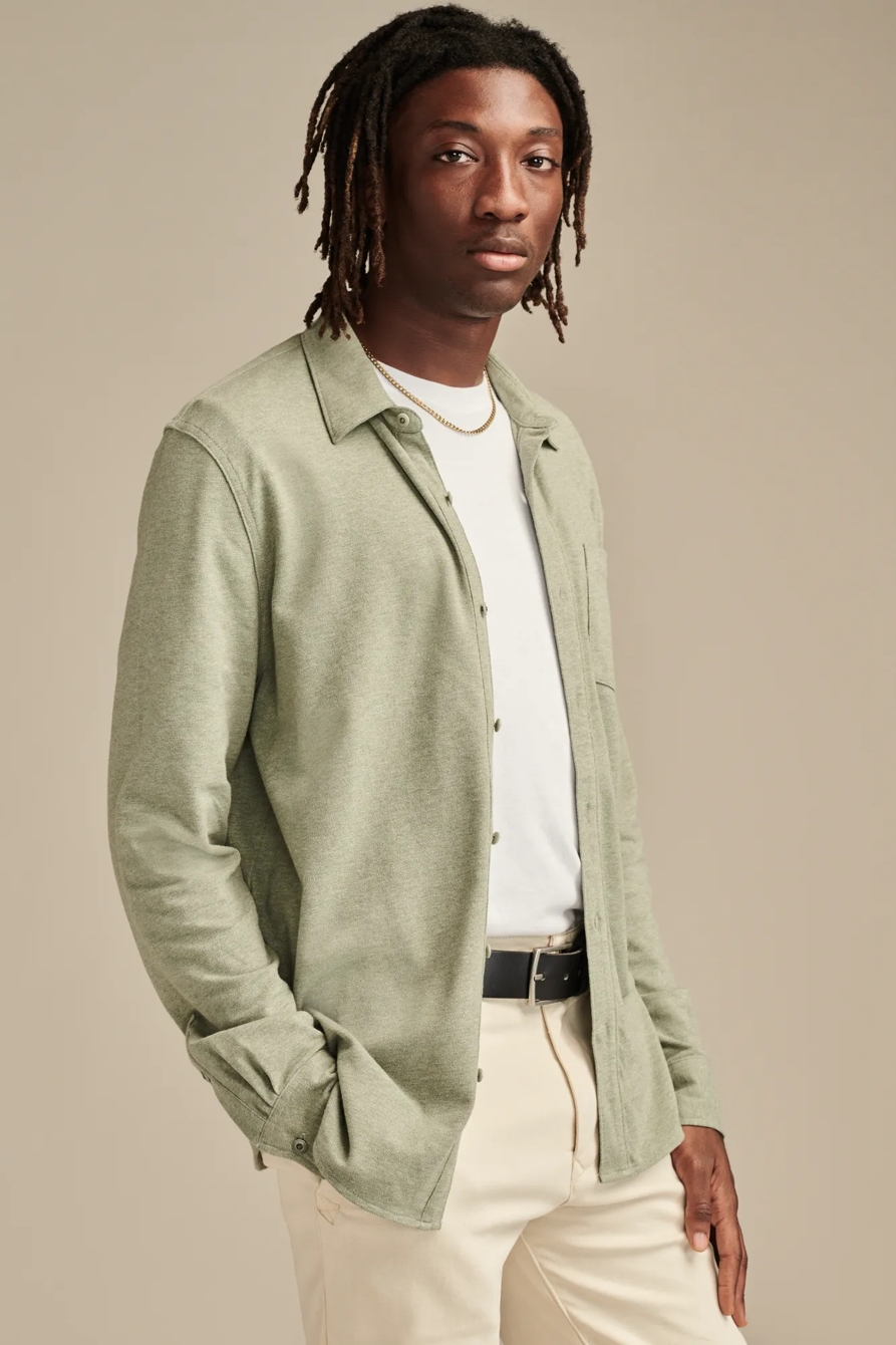 KNIT OXFORD SHIRT, image 3