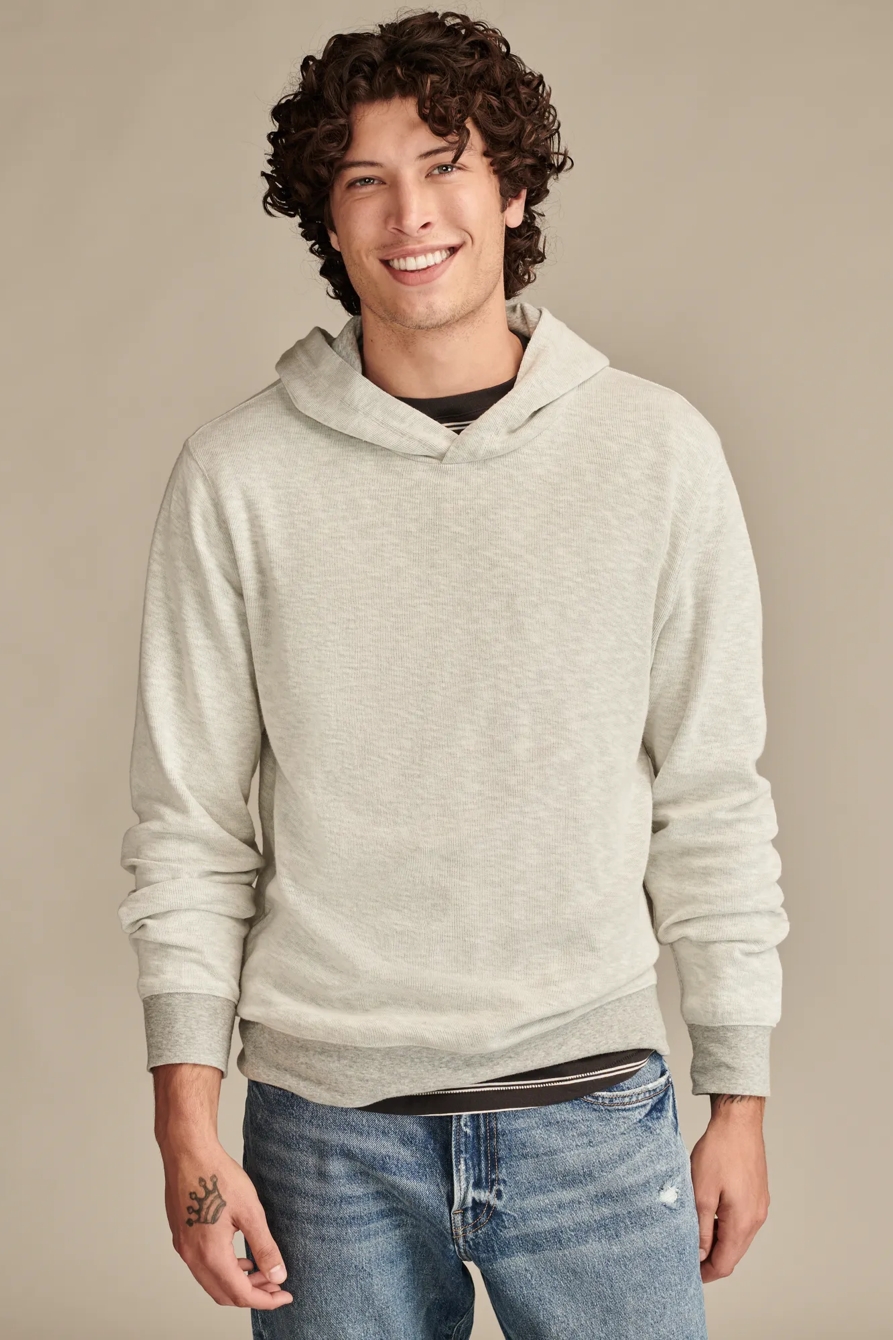 JASPE DOUBLE KNIT PULLOVER HOODIE, image 1
