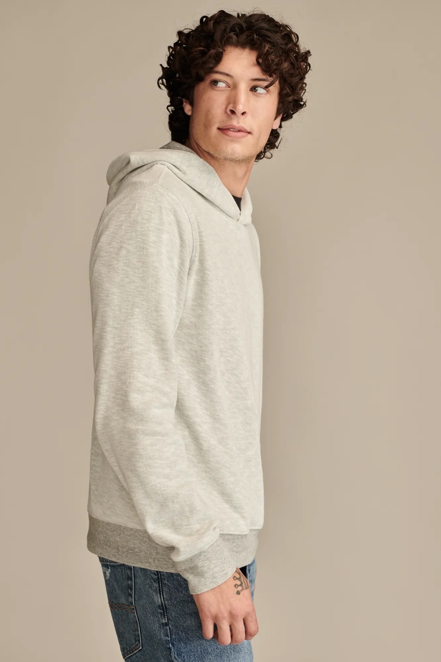 JASPE DOUBLE KNIT PULLOVER HOODIE, image 3