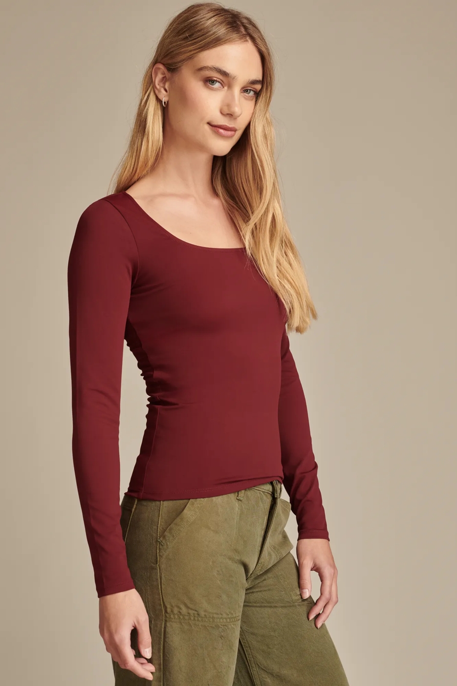 CONTOUR SQUARE NECK LONG SLEEVE, image 3