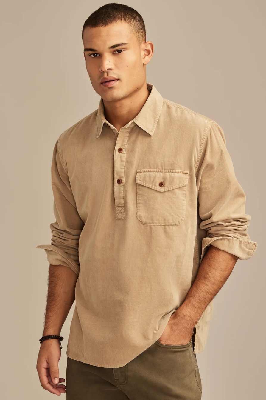CORDUROY POP-OVER SHIRT, image 2
