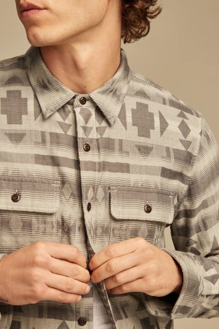 JACQUARD DOUBLE WEAVE HUMBOLDT LONG SLEEVE SHIRT, image 4