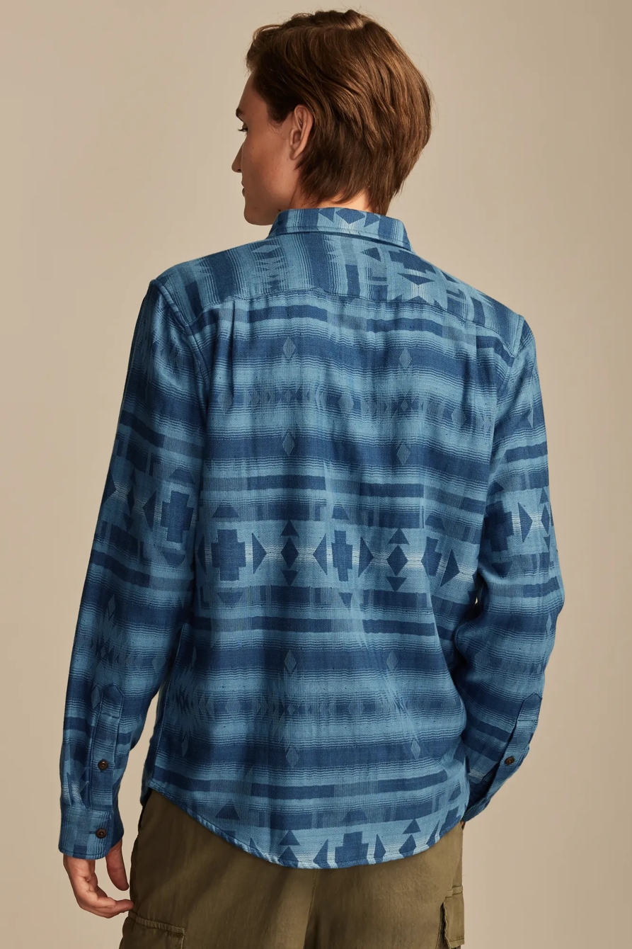 JACQUARD DOUBLE WEAVE HUMBOLDT LONG SLEEVE SHIRT, image 3