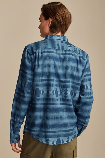 JACQUARD DOUBLE WEAVE HUMBOLDT LONG SLEEVE SHIRT, image 3