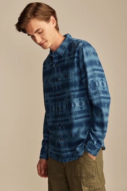JACQUARD DOUBLE WEAVE HUMBOLDT LONG SLEEVE SHIRT, image 4