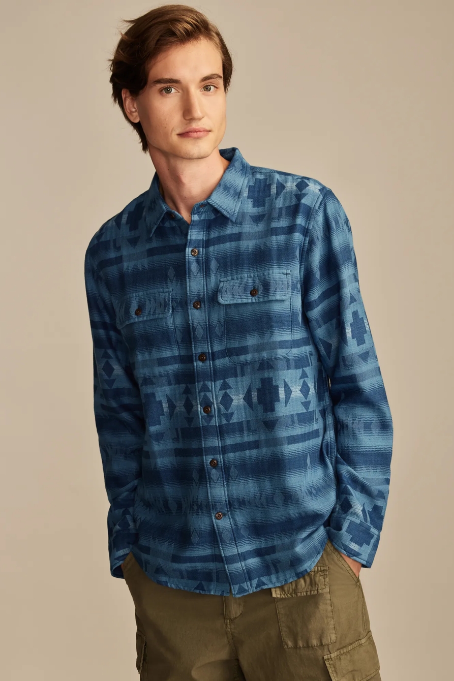 JACQUARD DOUBLE WEAVE HUMBOLDT LONG SLEEVE SHIRT, image 5