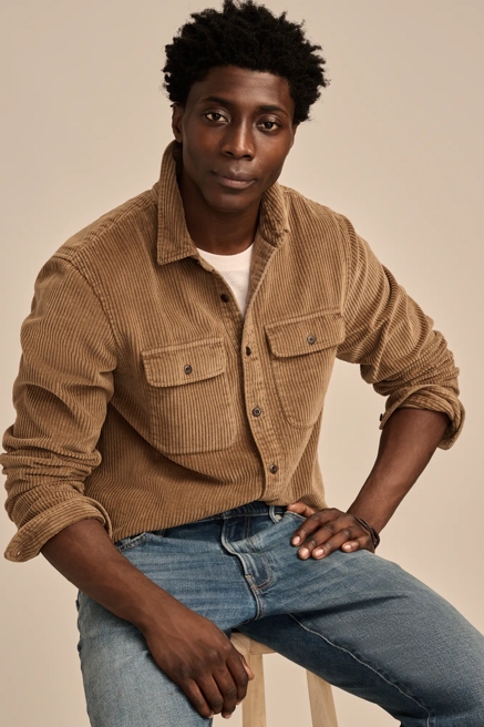 BIG CORD LONG SLEEVE UTILITY SHIRT, image 1