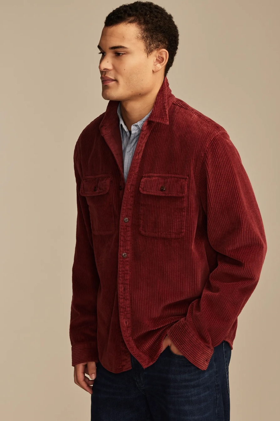 BIG CORD LONG SLEEVE UTILITY SHIRT, image 4
