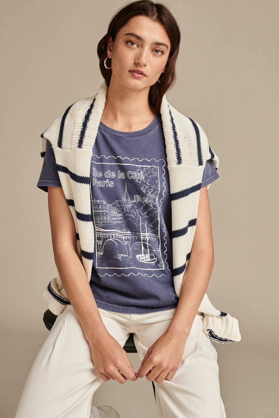 PARIS POST STAMP CLASSIC CREW, image 5