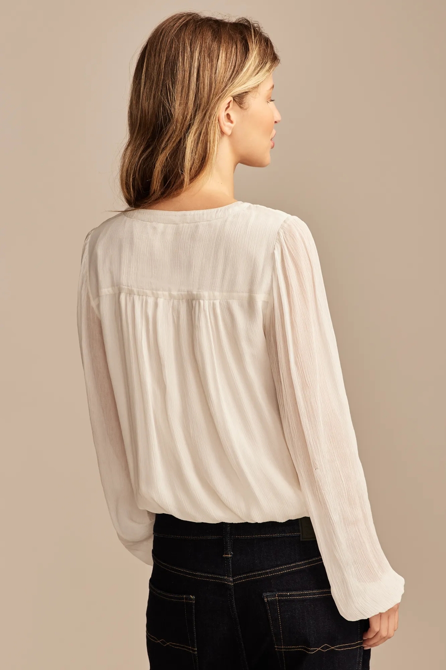 SMOCKED BUBBLE TOP, image 3