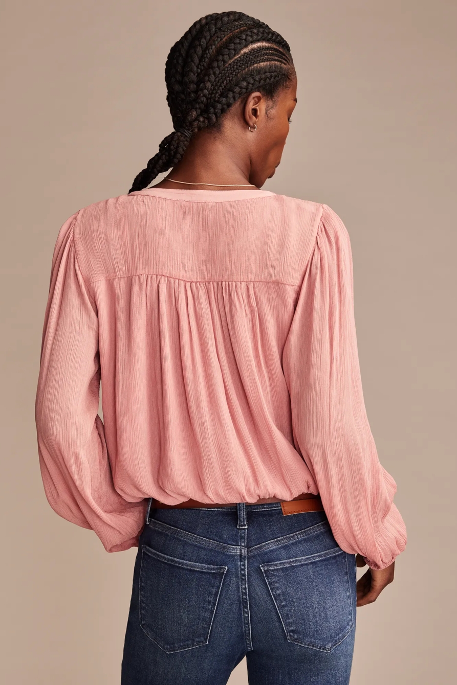 SMOCKED BUBBLE TOP, image 3