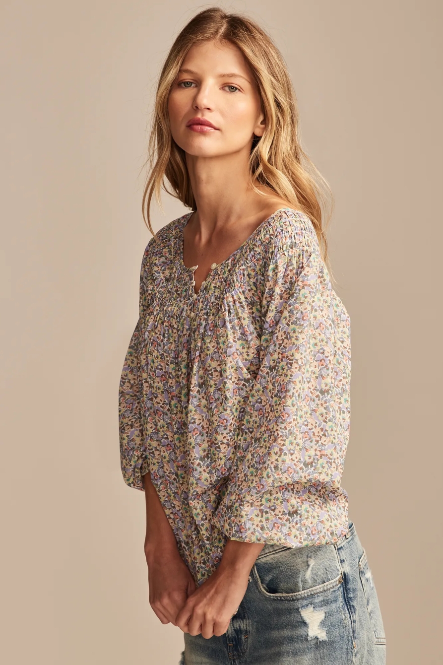 EASY SMOCKED BLOUSE, image 4