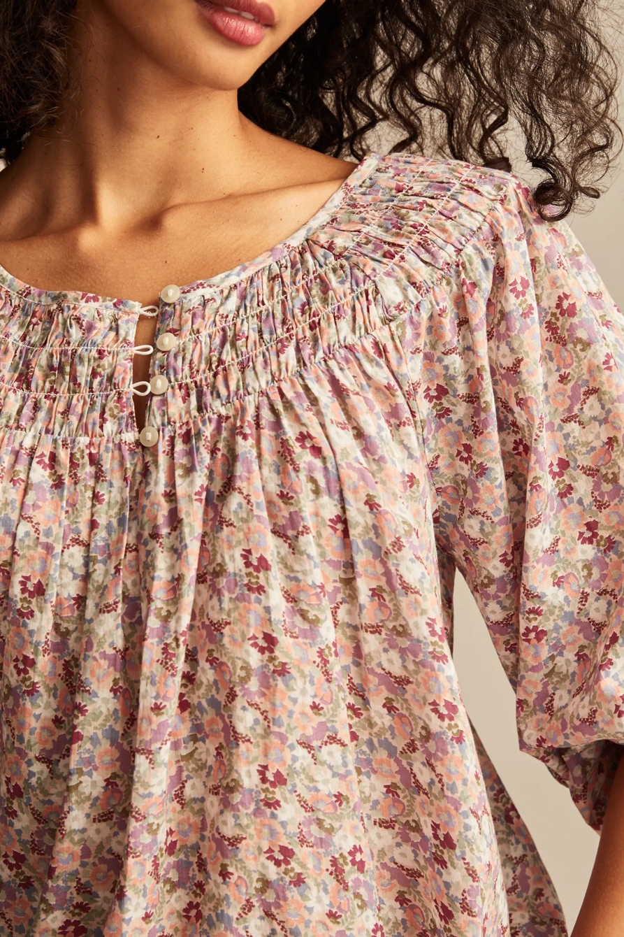 EASY SMOCKED BLOUSE, image 2