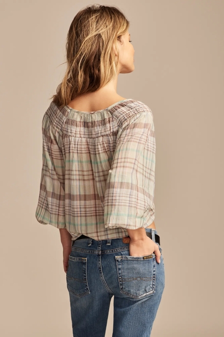 EASY SMOCKED BLOUSE, image 3