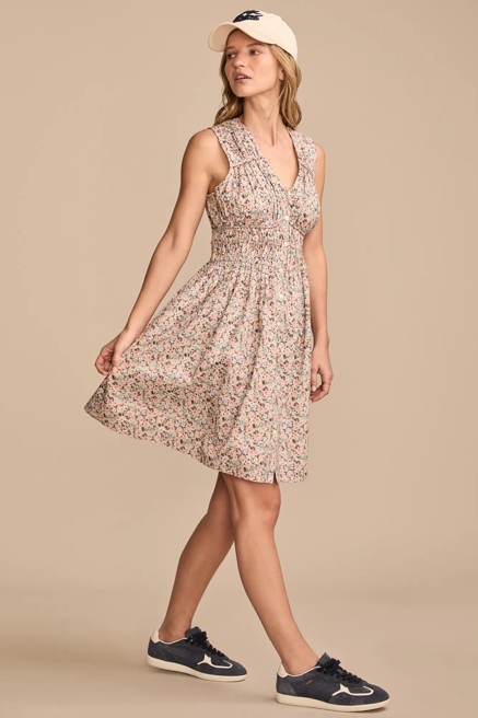 BROOMSTICK BUTTON FRONT MINI DRESS, image 4