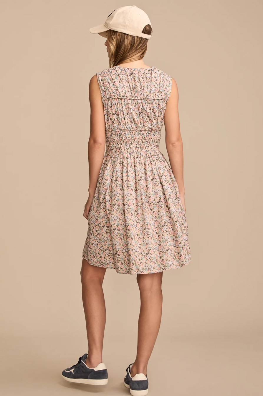 BROOMSTICK BUTTON FRONT MINI DRESS, image 5