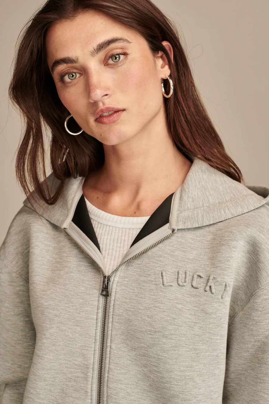 Womens Scuba Full Zip, image 2