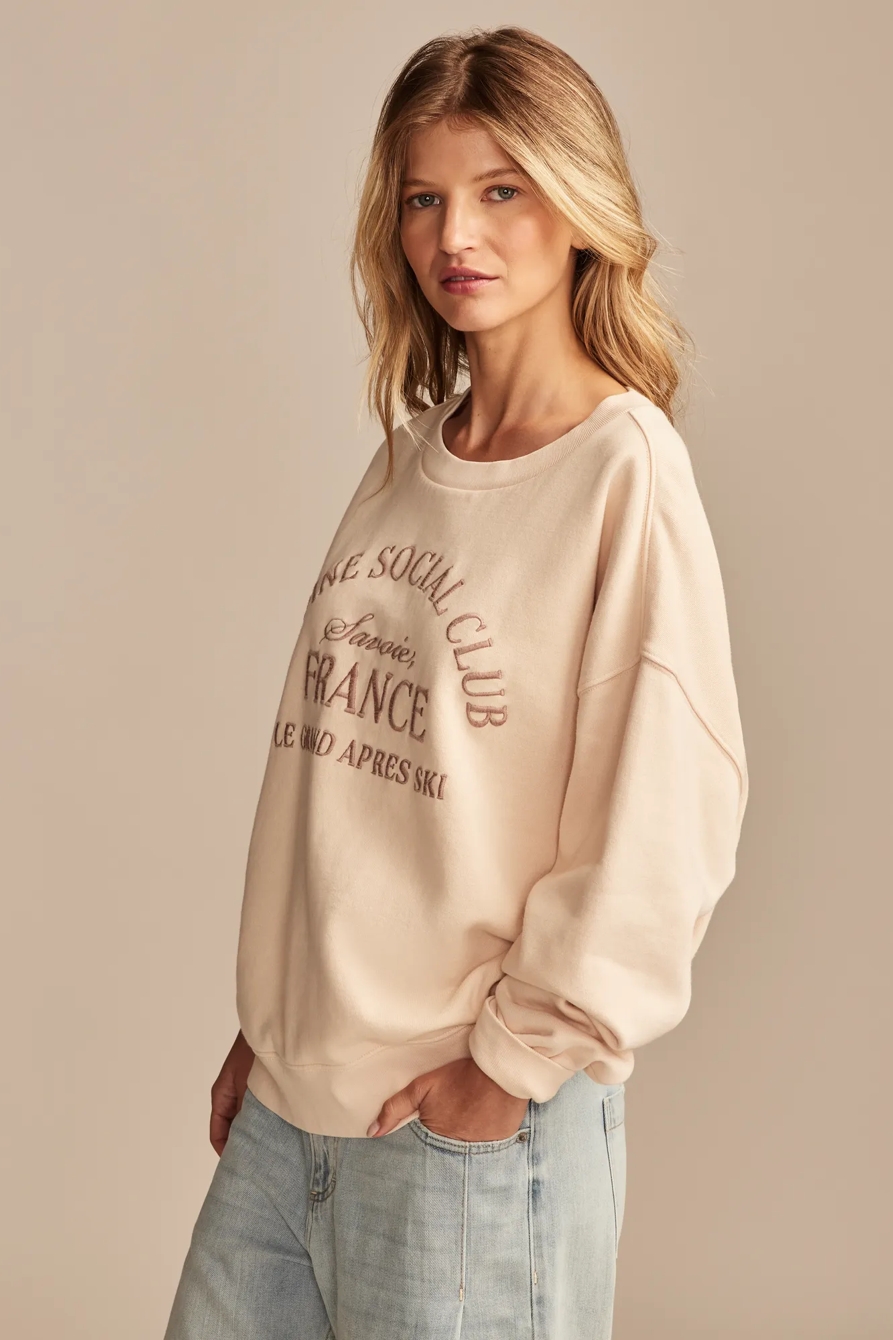 ALPINE SOCIAL CLUB CREW NECK SWEATSHIRT, image 4