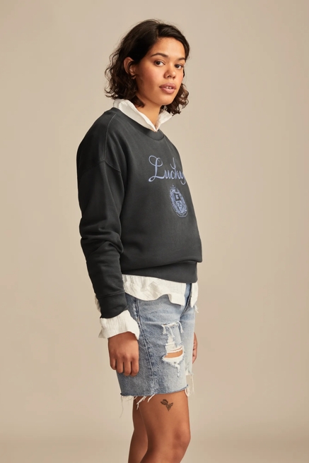 LUCKY LOGO CREW NECK SWEATSHIRT, image 4