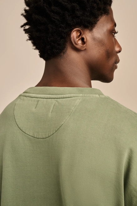 RELAXED FLEECE CREW SWEATSHIRT, image 2