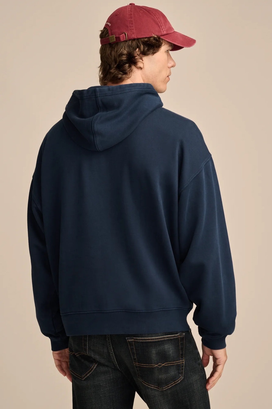 RELAXED FLEECE HOODIE, image 4