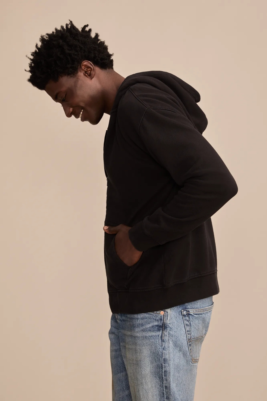 RELAXED FLEECE ZIP HOODIE, image 4