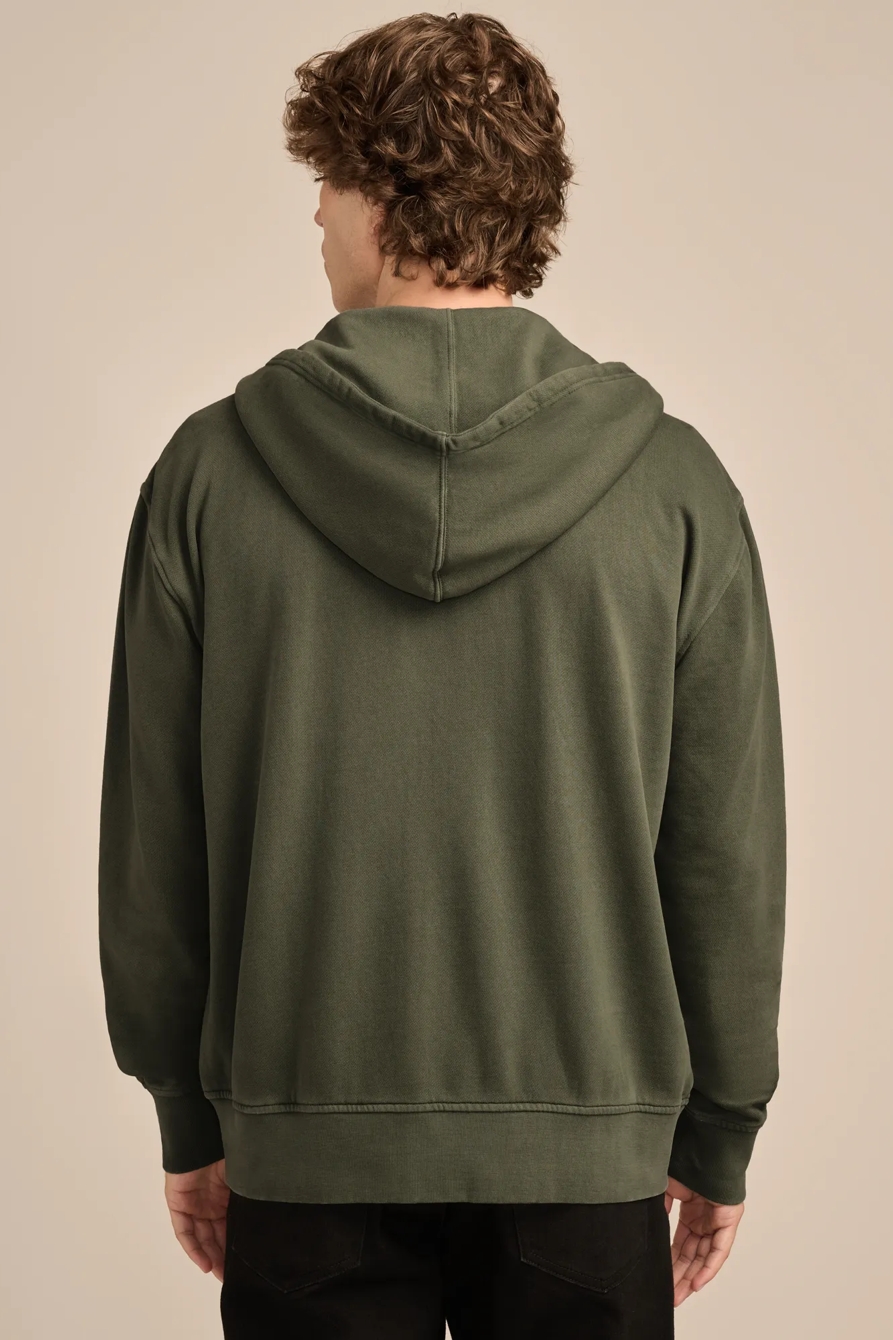 RELAXED FLEECE ZIP HOODIE, image 5