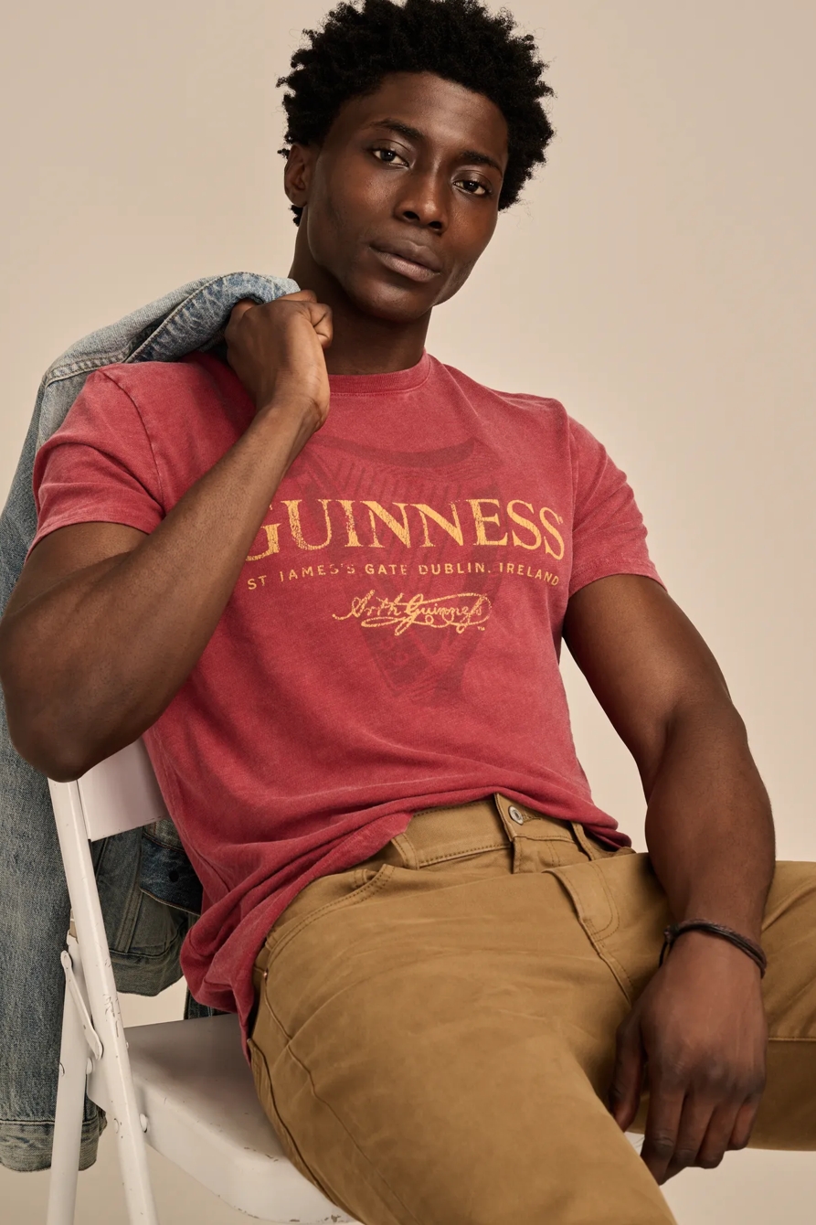 GUINNESS HARP LOGO TEE, image 5