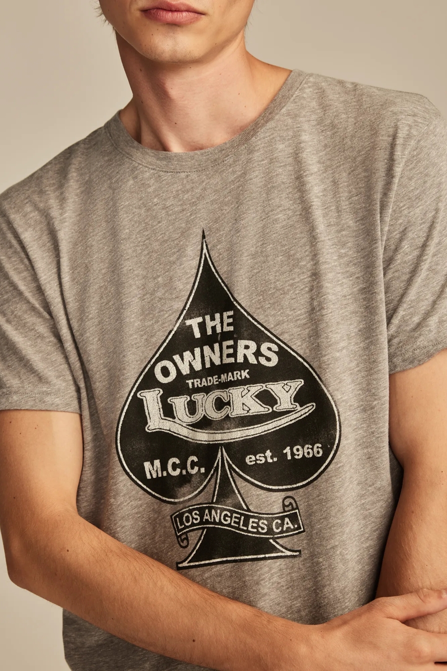 LUCKY SPADE TEE, image 2