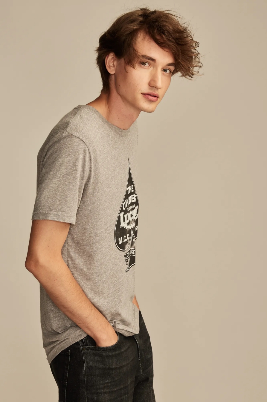 LUCKY SPADE TEE, image 4