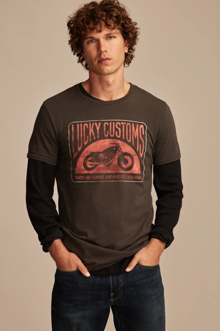 LUCKY CUSTOMS TEE, image 1