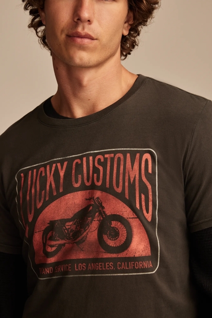 LUCKY CUSTOMS TEE, image 2