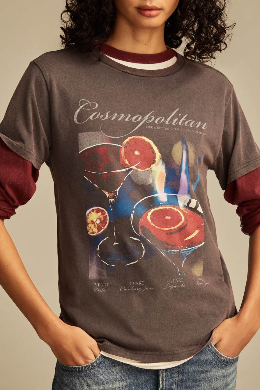 COSMOPOLITAIN BOYFRIEND TEE, image 2