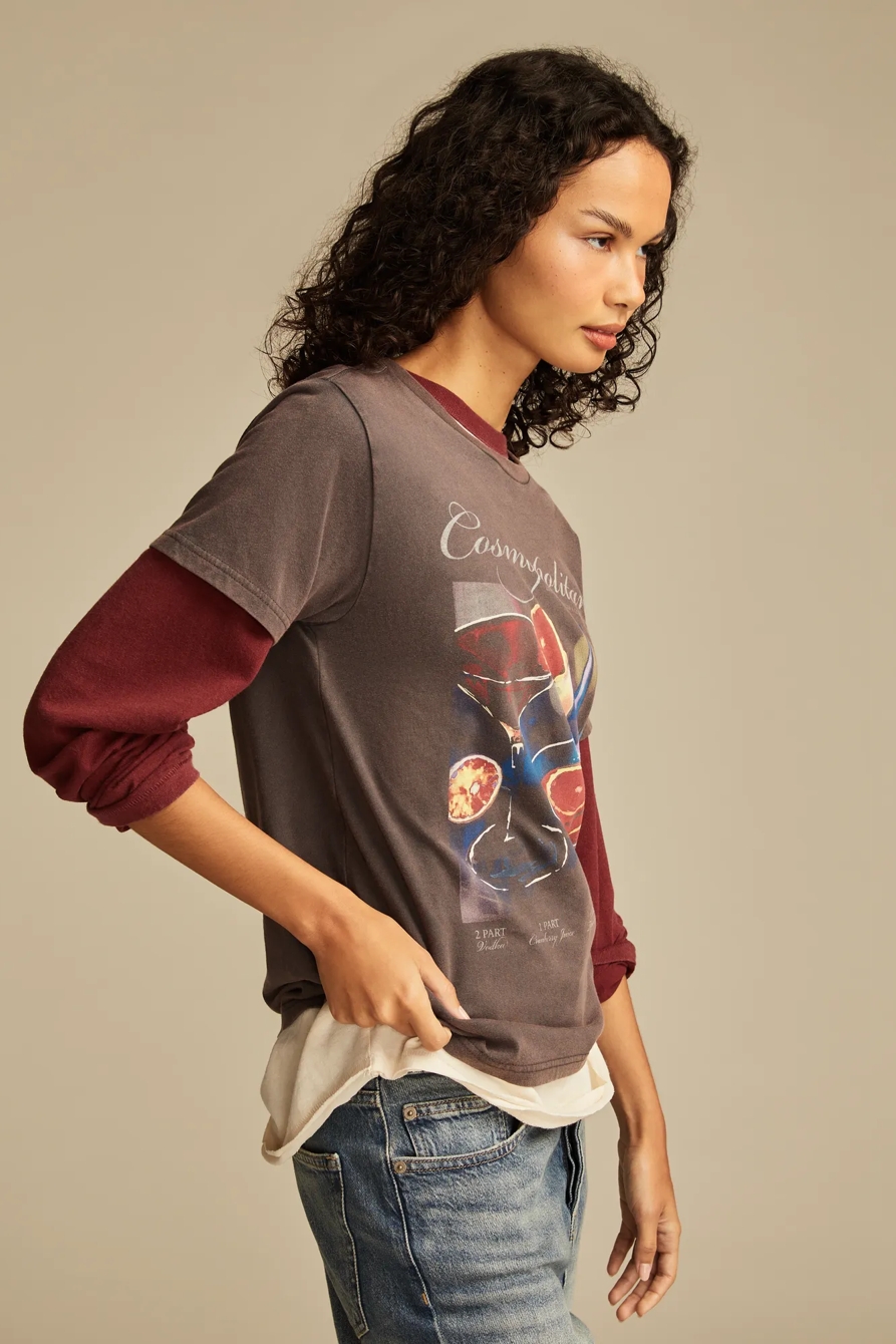COSMOPOLITAIN BOYFRIEND TEE, image 4