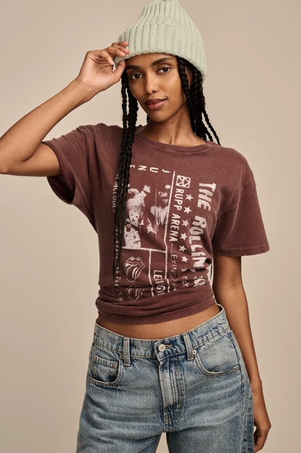 ROLLING STONES TICKET BOYFRIEND TEE, image 4