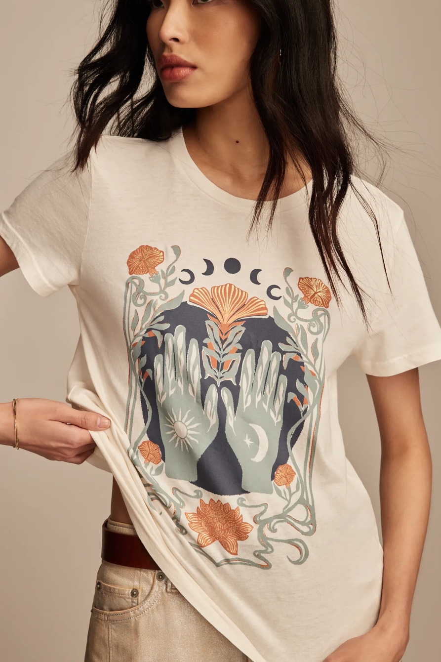 CELESTIAL HANDS BOYFRIEND TEE, image 2