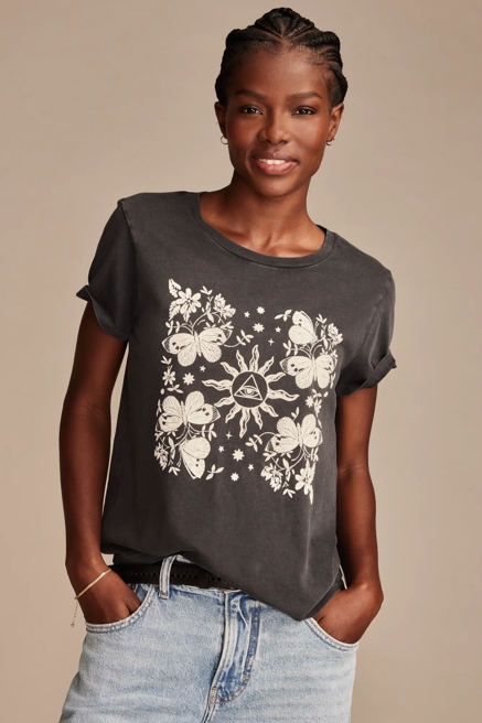 MIRROR BUTTERFLY SUN CLASSIC CREW, image 1