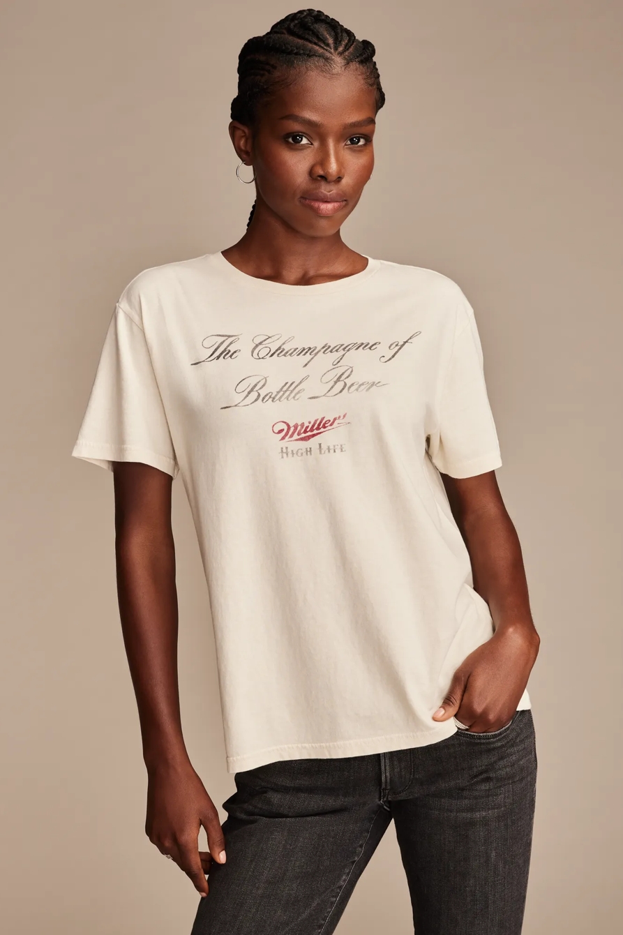 MILLER CHAMPAGNE OF BEER BOYFRIEND TEE, image 3