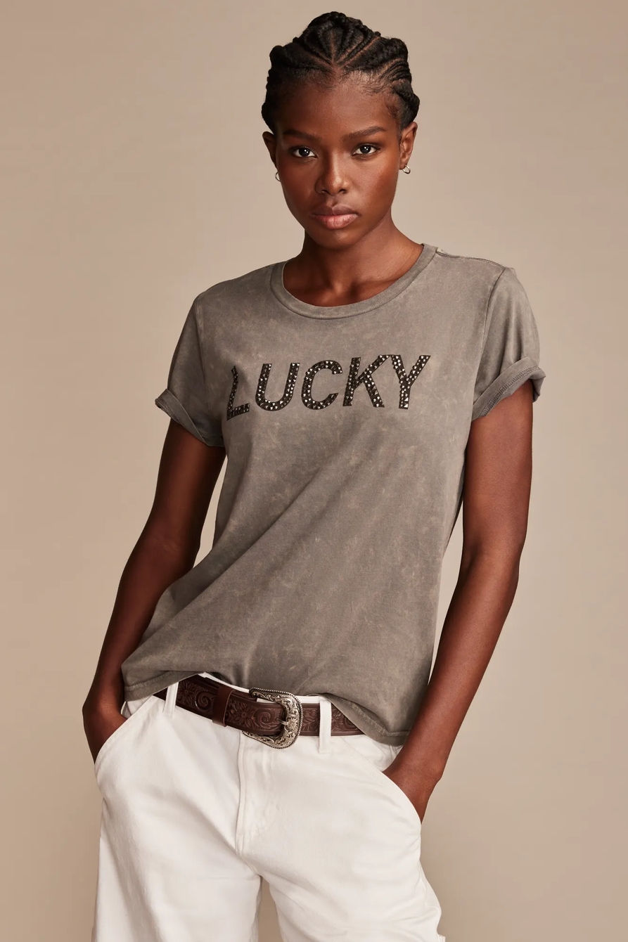 STUDDED LUCKY CLASSIC CREW, image 2