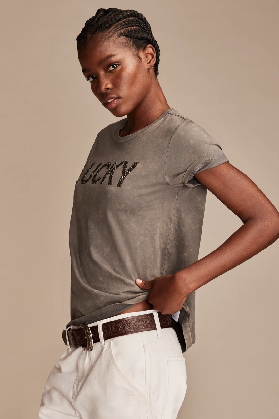 STUDDED LUCKY CLASSIC CREW, image 4