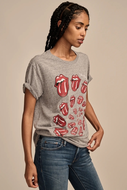 ROLLING STONES SPIRAL BOYFRIEND TEE, image 4